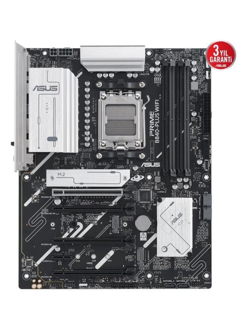 Asus PRIME B840-PLUS WIFI AM5 DDR5 7600 HDMI DP 3xM2 USB GBit RGB ATX